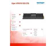 Patriot 2TB M.2 PCIe NVMe Viper VPN110 - 700048 - zdjęcie 6